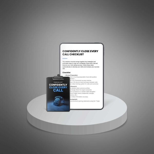 Confidently Close Every Call - Checklist