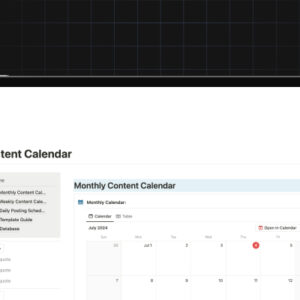 Content Calendar