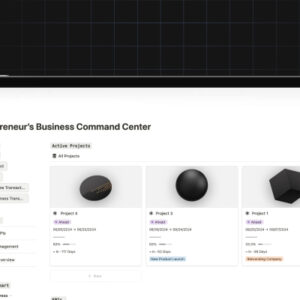 Entrepreneur’s Business Command Center