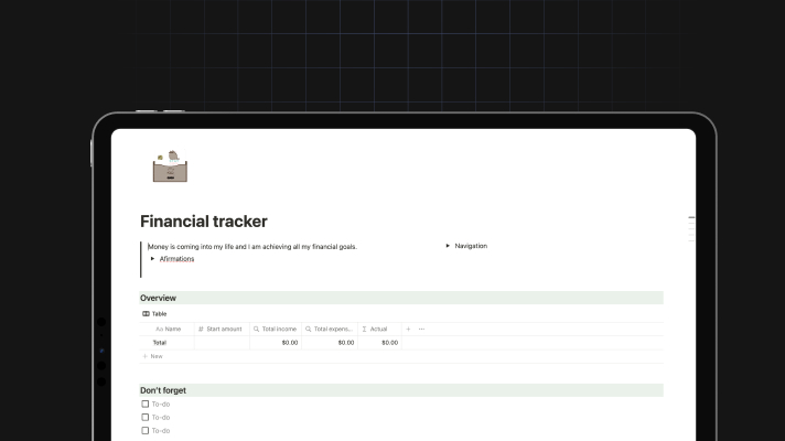 Financial Tracker