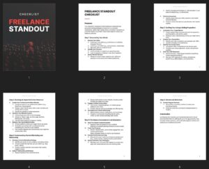 Freelance Standout - Checklist