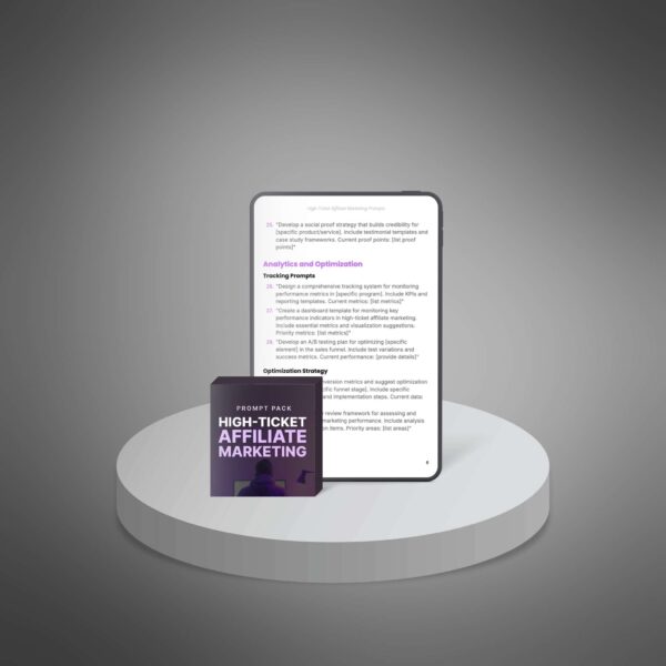 High-Ticket Affiliate Marketing - Prompts