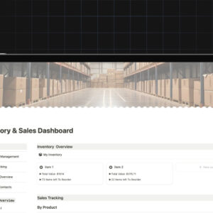 Inventory & Sales Dashboard