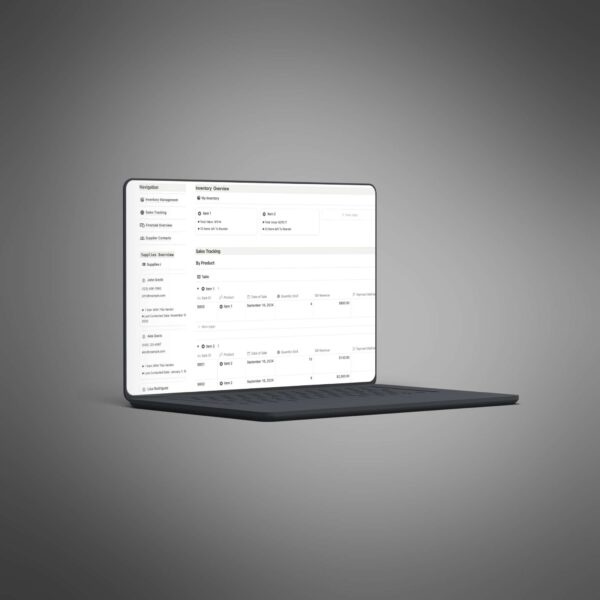 Inventory & Sales Dashboard