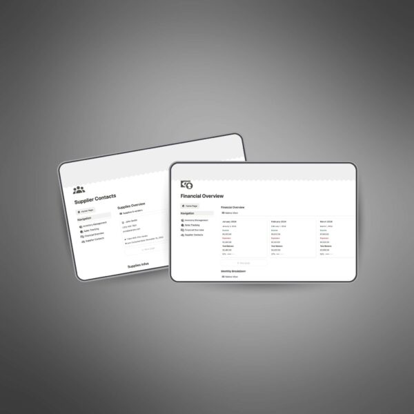 Inventory & Sales Dashboard