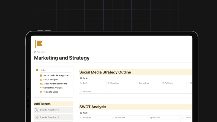 Marketing & Strategy Hub