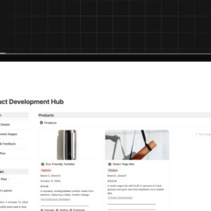 Product Development Hub