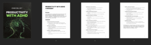 Productivity with ADHD - Checklist1