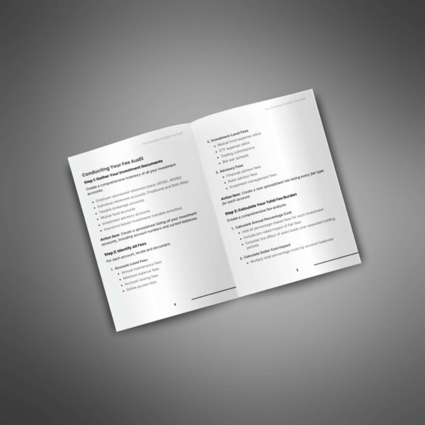The Complete Portfolio Fee Audit