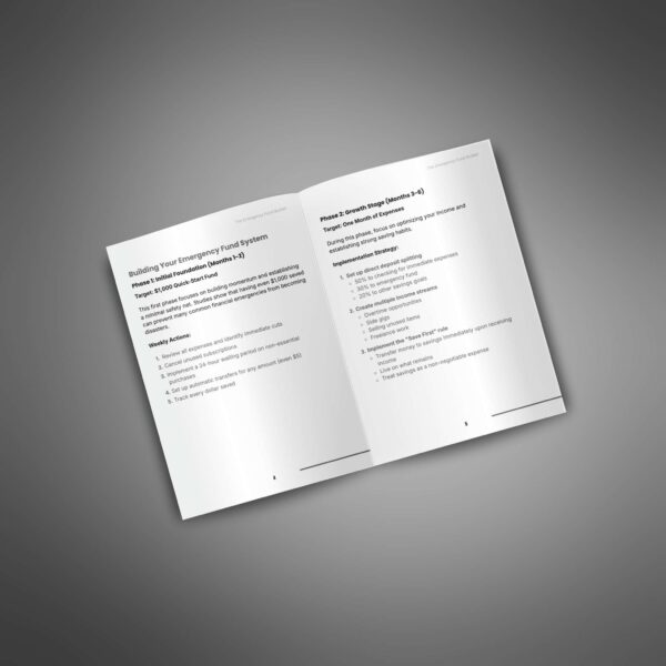 The Emergency Fund Builder