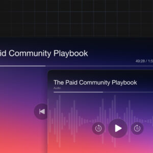 The Paid Community Playbook