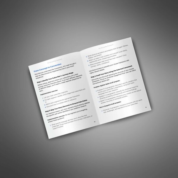 The Storyselling Framework